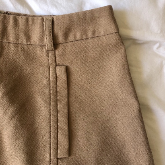 JACOB Tan High-Waisted A-Line Skirt - Picture 2 of 8